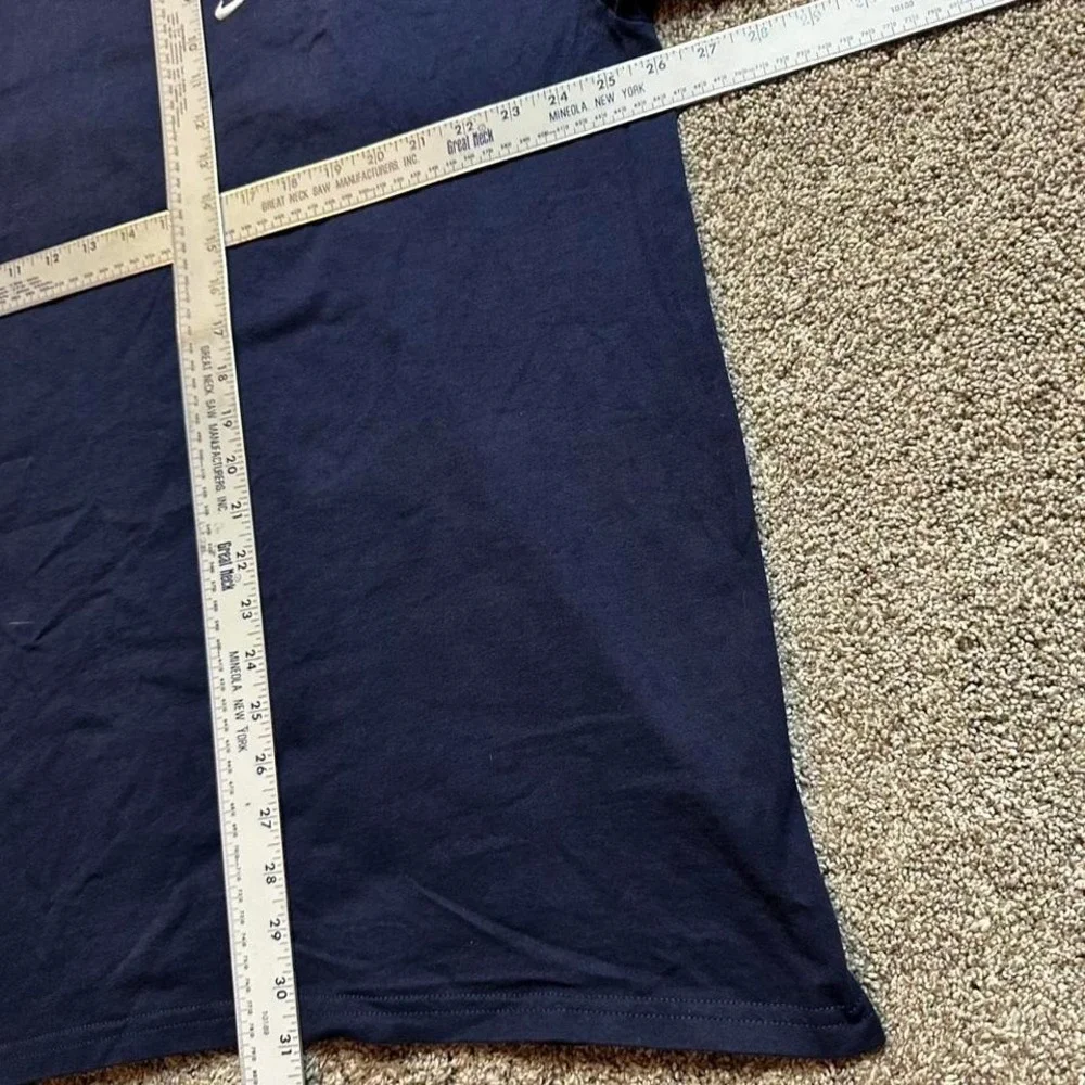 Vintage Y2K‎ essential Nike navy blue T-shirt size XXL